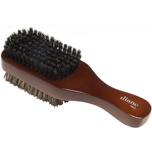 Diane Premium 100% Boar Bristle 2-Sided Club Brush for Men and Barbers