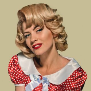 60s curly hairstyle