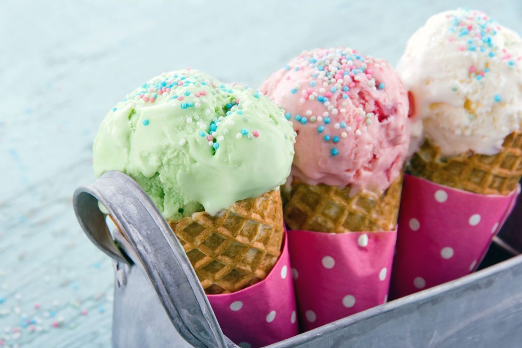 Ice Cream in cones