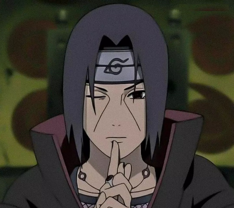 Anime Guy Itachi Uchiha With Black Hair