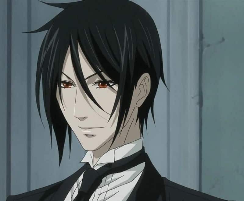 Sebastian Michaelis - anime guy with black hair and red eyes