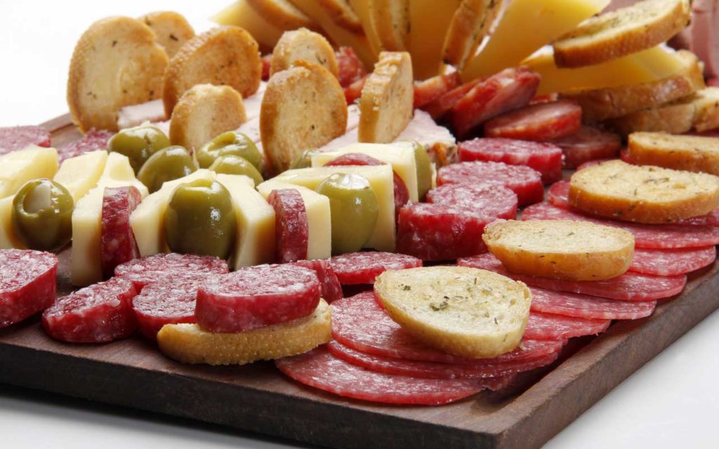 Argentinian Appetizer: Picada (Meat and Cheese Board)
