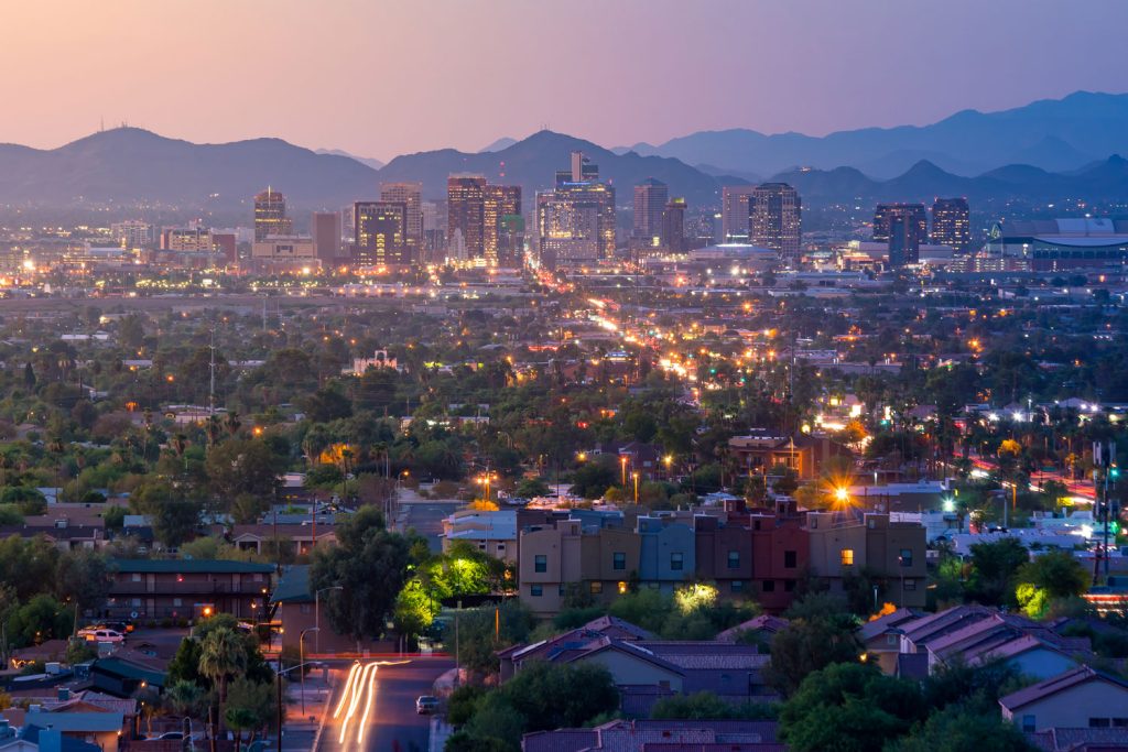 Phoenix city skyline