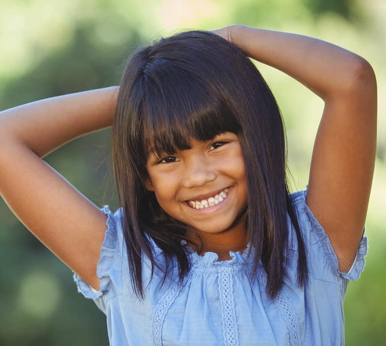 bangs for little girl