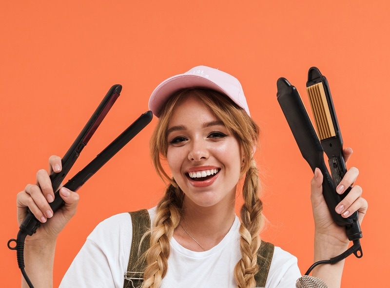 best flat iron for curtain bangs