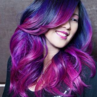 ombre with bangs hairstyle