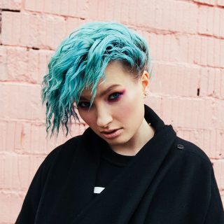 blue hair color