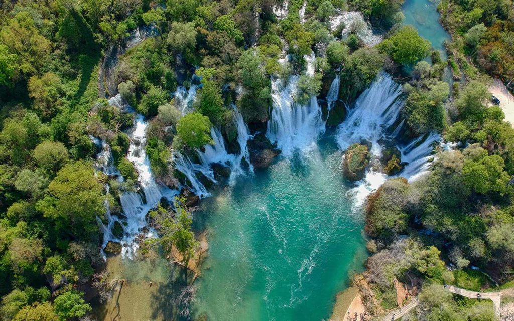 Kravica waterfalls on the Trebizat River