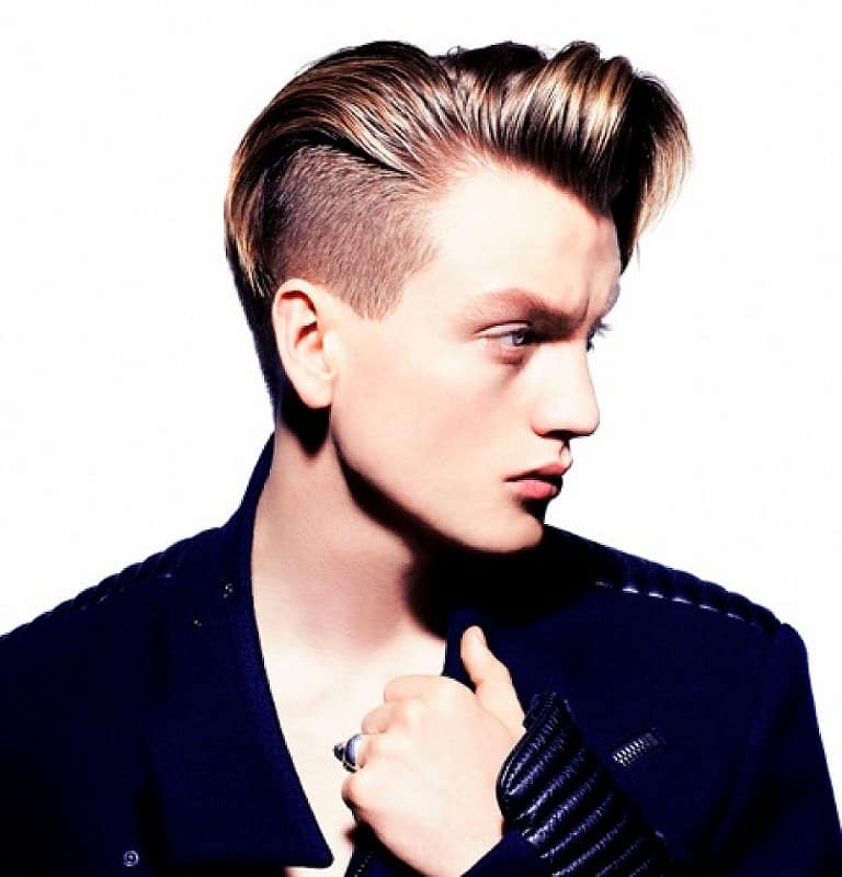 boy's medium hair with undercut