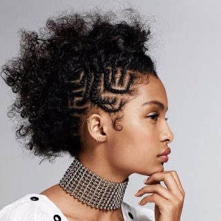 braided mohawk hairstyles with weave