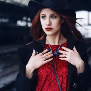 burgundy highlights