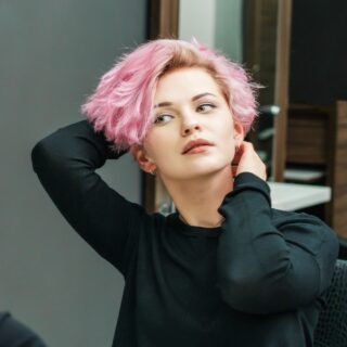 can you apply brown dye over pink hair