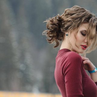 curly bun hairstyles for women