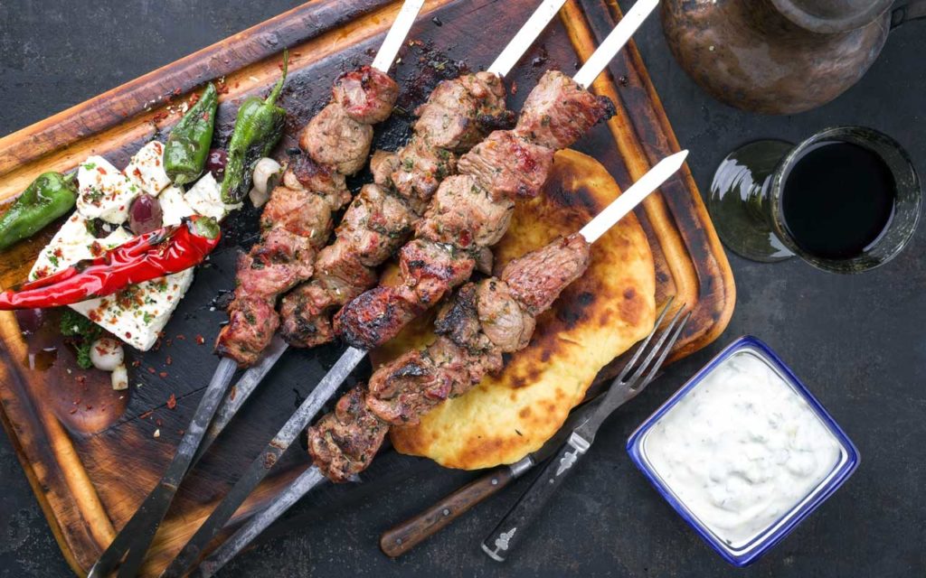 Cyprus Food: Souvlaki