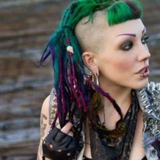 dreads with shaved sides