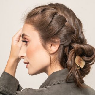 easy braided updo for long hair