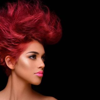 fire red hair