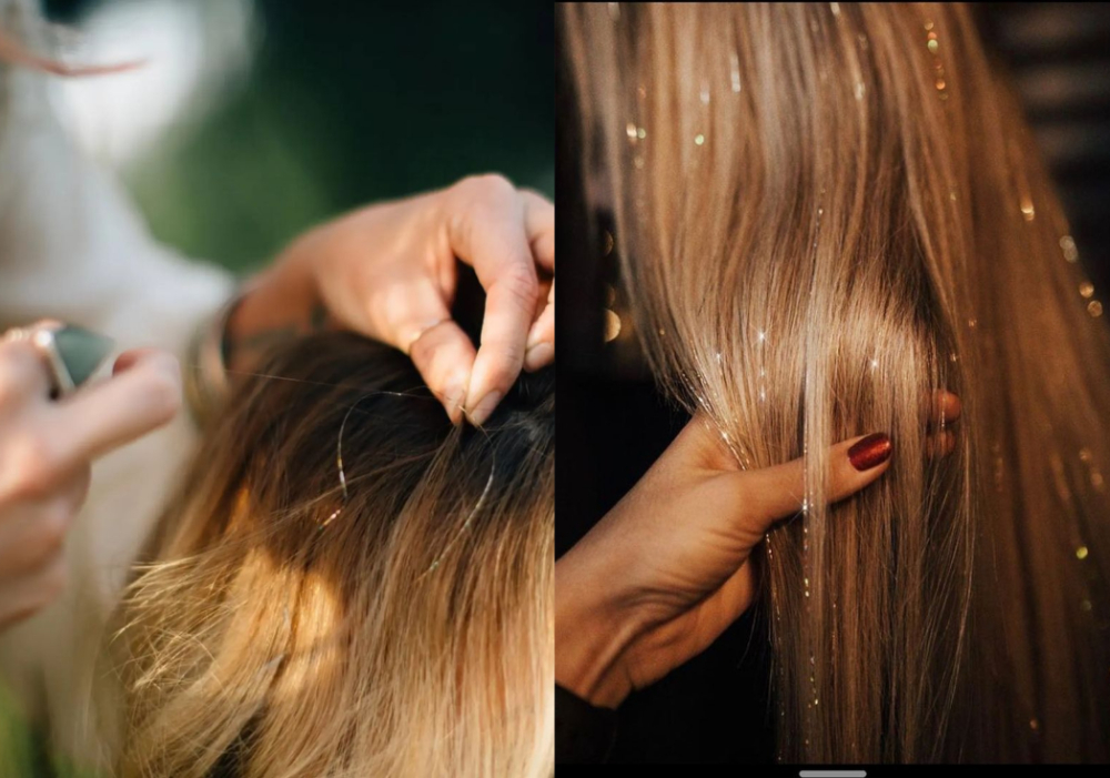 hair tinsel maintenance