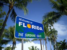 Welcome to Florida sign.