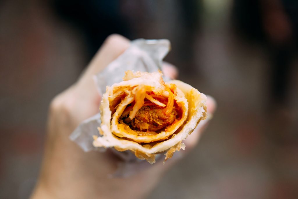 Kati roll in a hand.