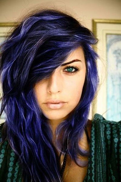 nice Indigo on Black Hair Henna for girl