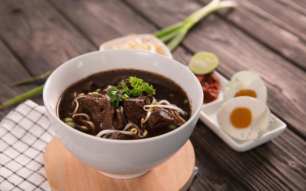 Indonesian Food: Rawon (Black Beef Soup)