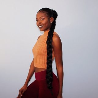 jumbo braid ponytail for women