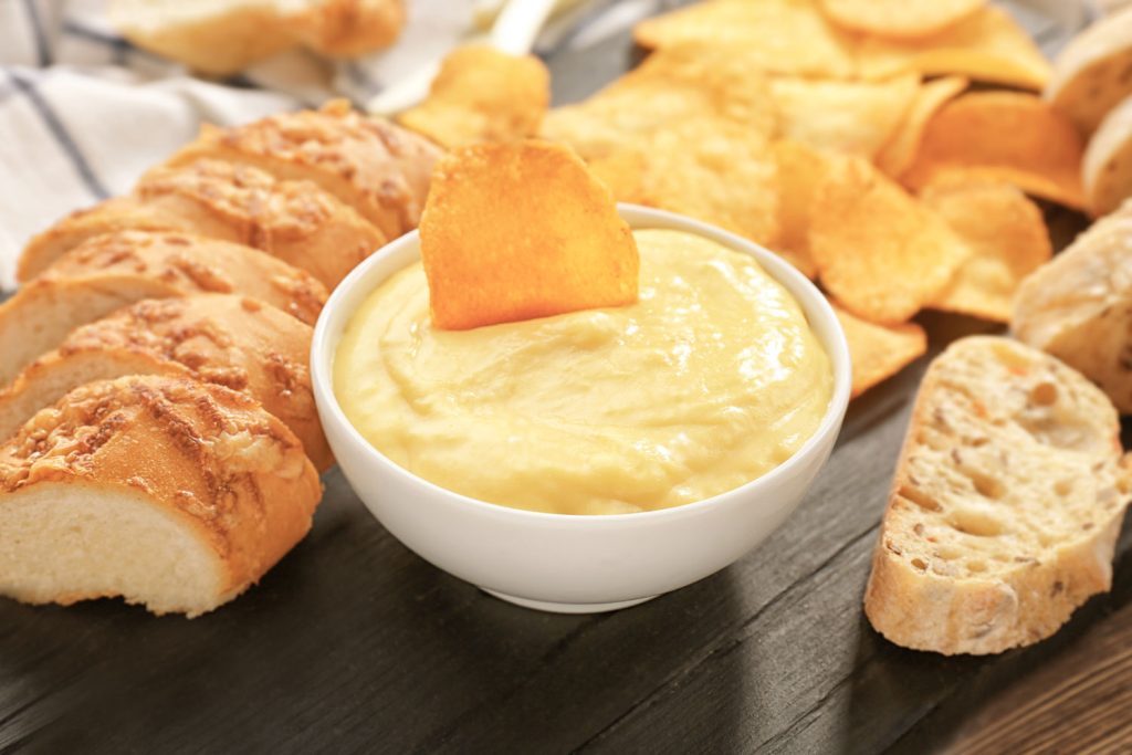 Beer cheese and bread