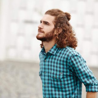 Top Knot Hairstyle Men