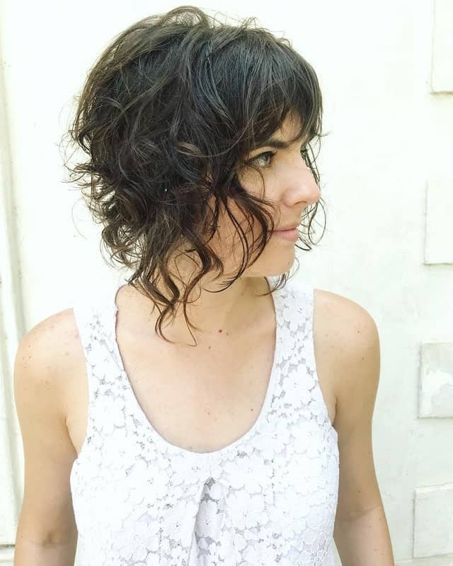 long front short back hair with bangs