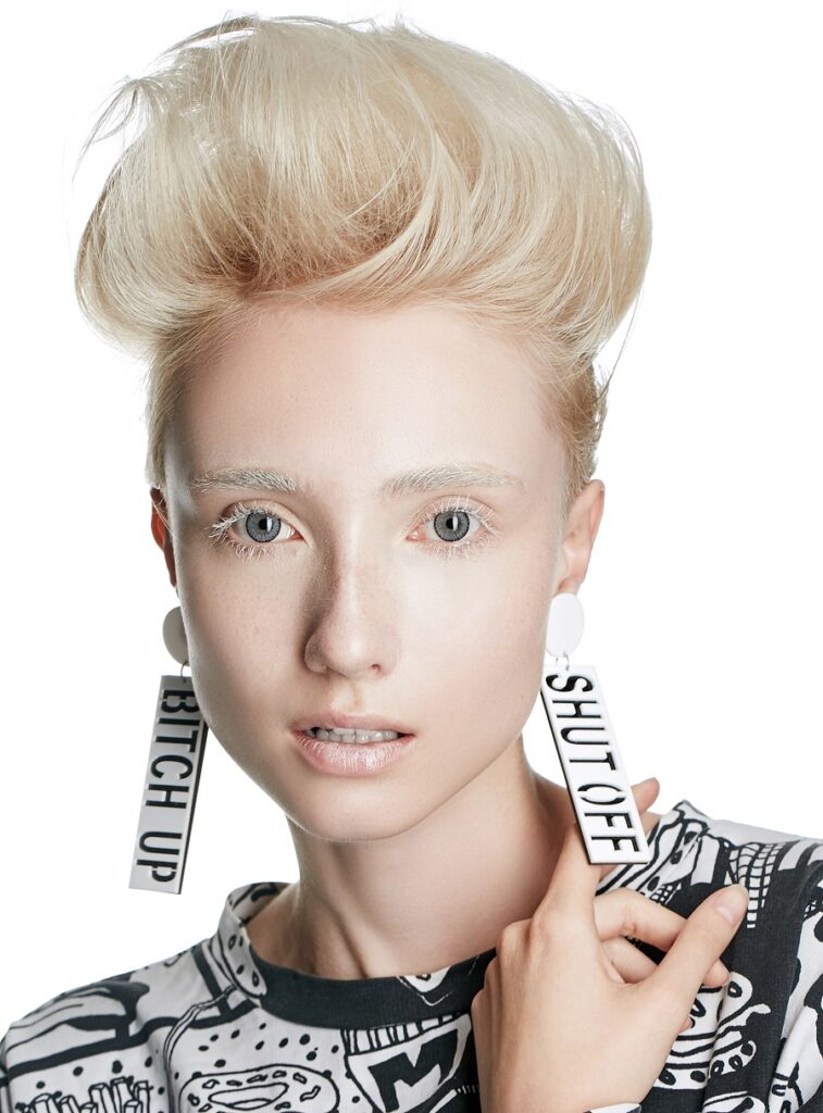 long pixie pompadour