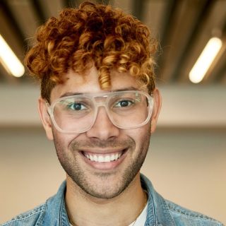 mens curly tight perm for red hair