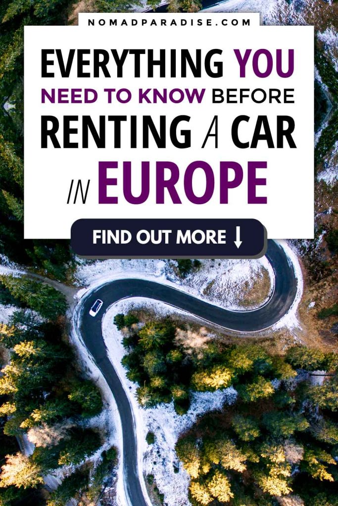 How To Rent A Car In Europe - Ultimate Guide and FAQs