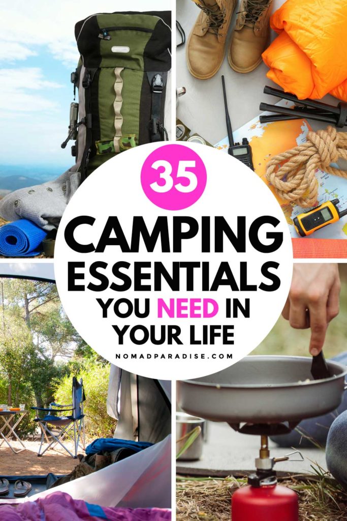 35 Camping Essentials You Need in Your Life