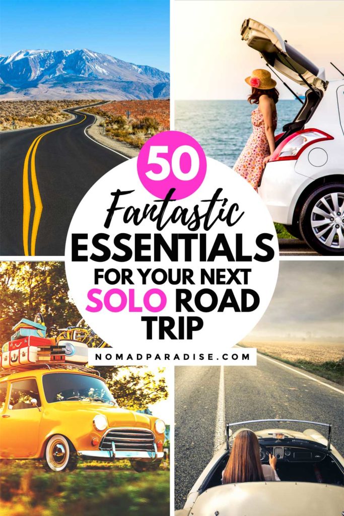solo road trip essentials and checklist