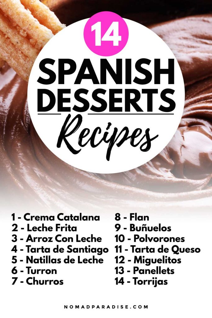 14 Spanish Desserts Recipes