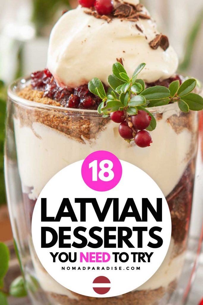 18 Latvian desserts you need to try (pin)