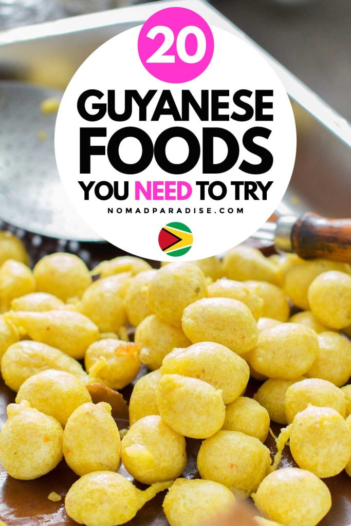 20 Guyanese Foods You Need to Try (pin featuring pholourie).