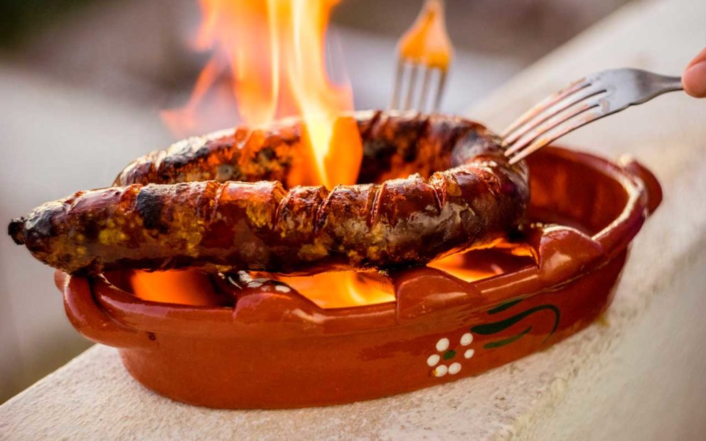 Portuguese Food: Chouriço (Traditional Portuguese Sausage)
