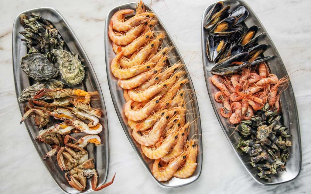 Portuguese Food: Mixed Fresh Seafood