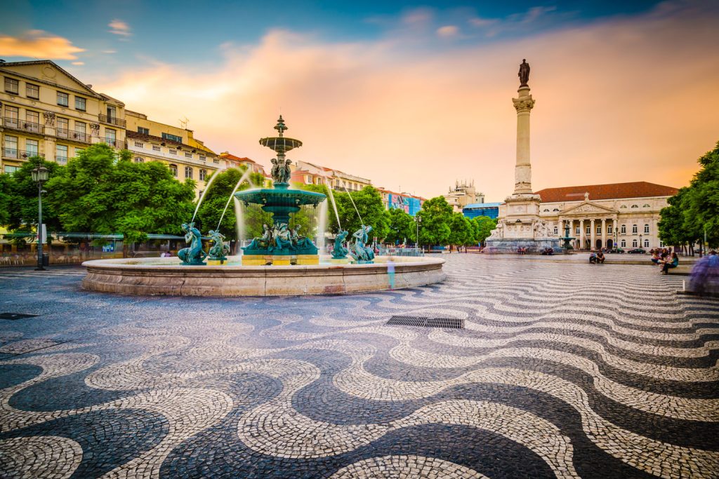 Lisbon's Rossio Square.