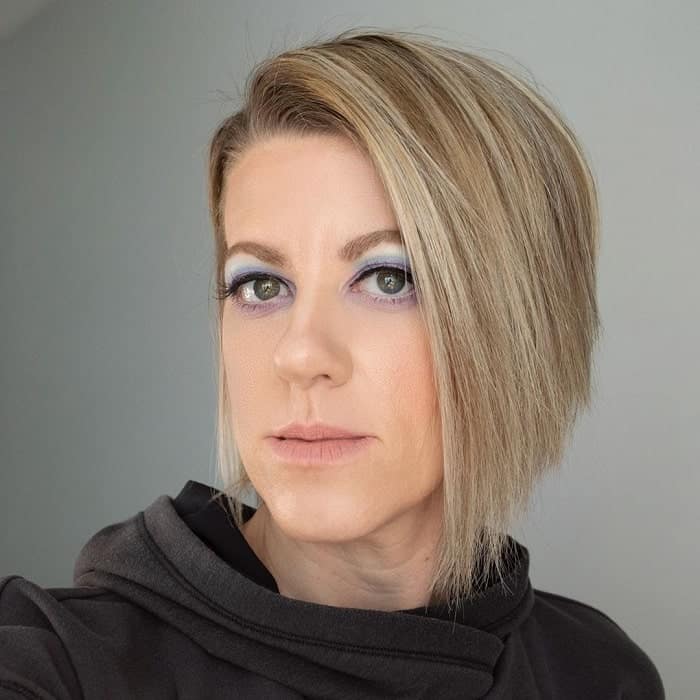 short in back long in front bob