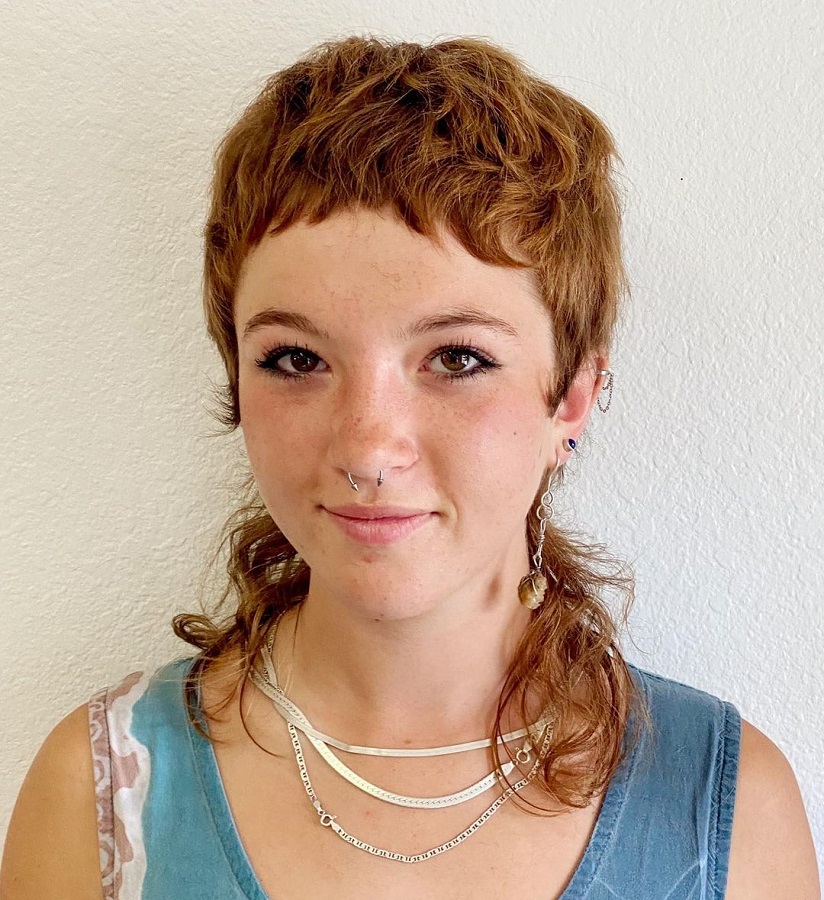 short front with long in back mullet