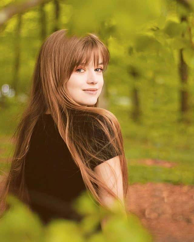 short bangs in front long in back hairstyles