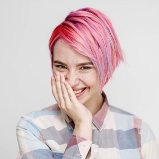 short layered bob