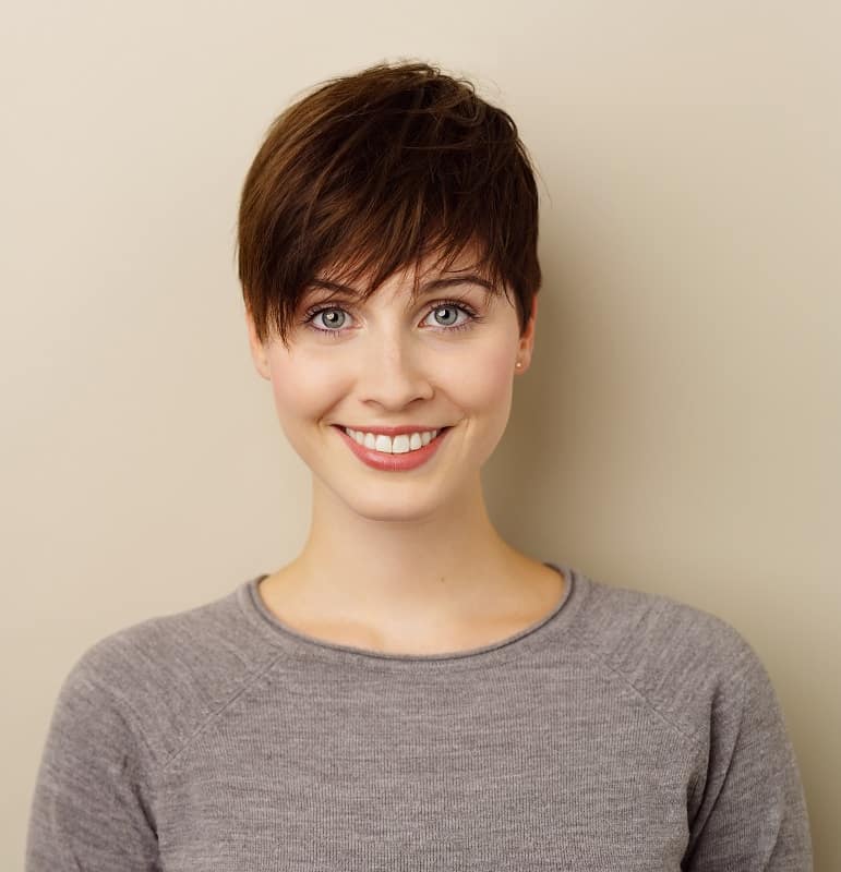short pixie cut for fine thin hair