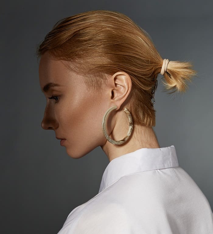 short ponytail