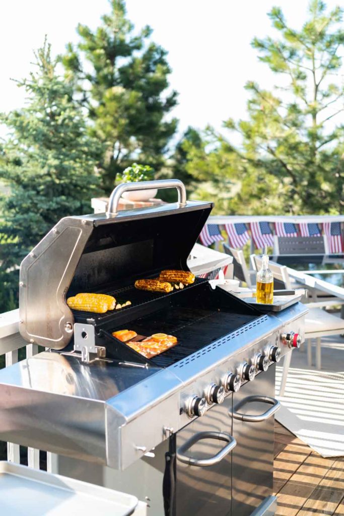 Staycation idea: grilling outdoors.