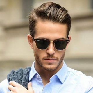 Taper Fade Comb Over Hairstyle