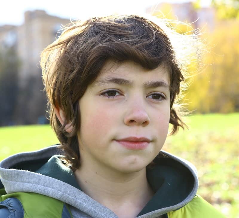 tween boy's medium haircut